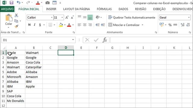 COMO COMPARAR DUAS COLUNAS NO EXCEL - 8 MANEIRAS DIFERENTES смотреть онлайн