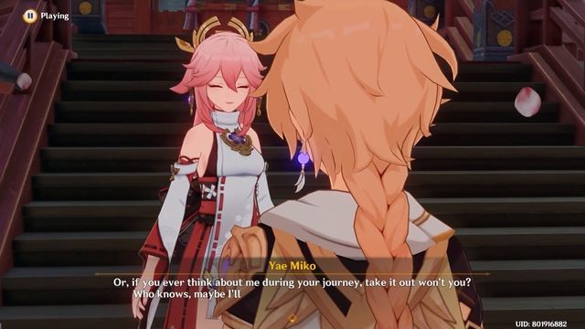 All of Yae Miko Voice Lines Inazuma Archon Quest | Genshin Impact смотреть онлайн