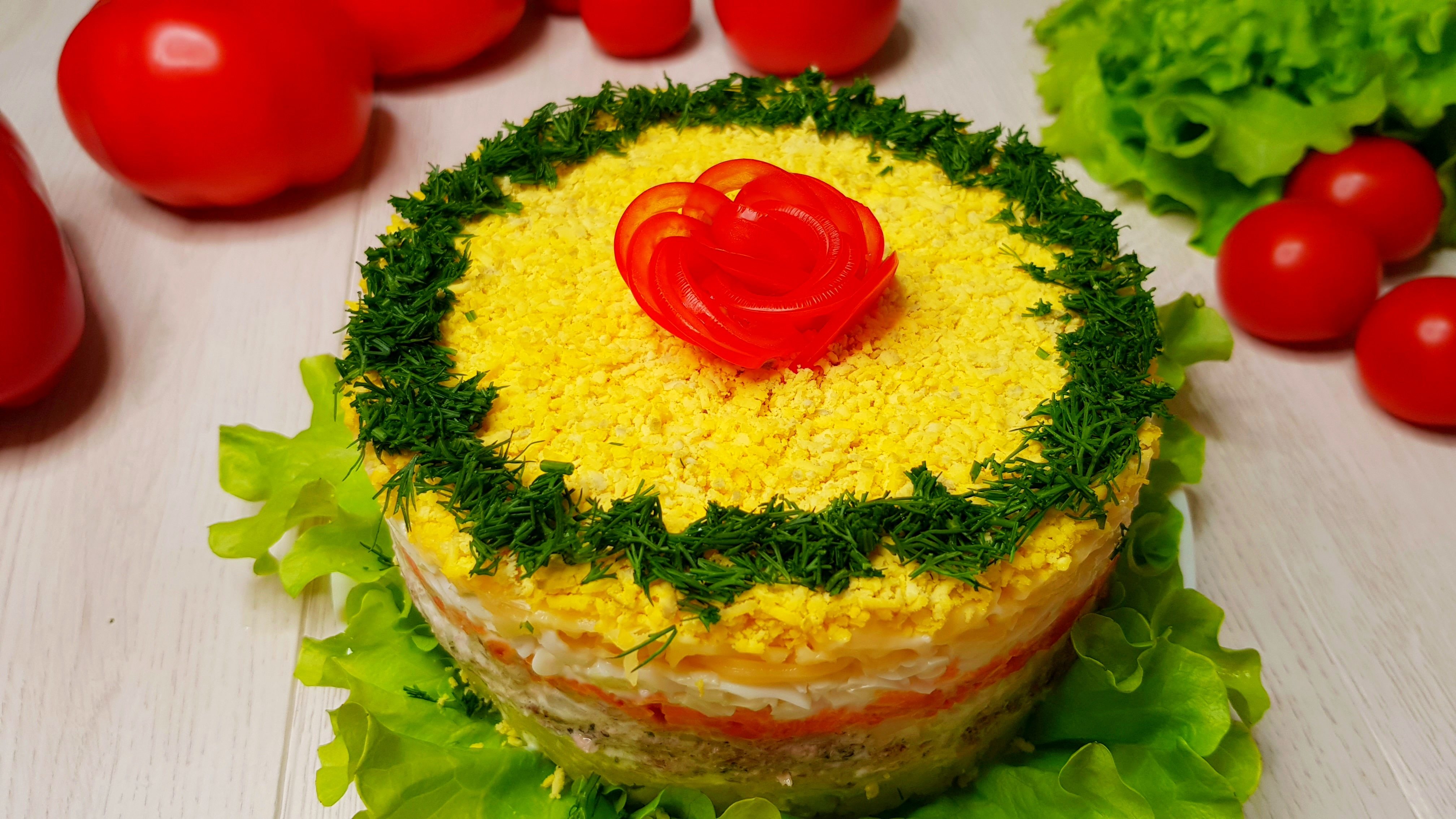 САЛАТ «МИМОЗА» - знакомый с детства и всеми любимый салат на праздничный стол! смотреть онлайн