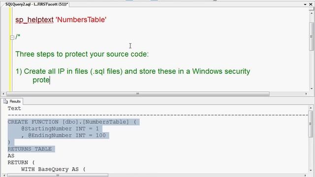 How to Encrypt Your Source Code in SQL Server смотреть онлайн
