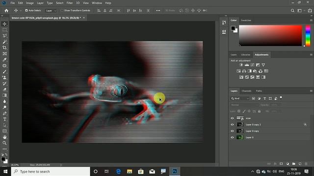 HOW TO MAKE GLITCH EFFECT PHOTOSHOP | Glitch effect | Adobe Photoshop Tutorials | Sneak peak смотреть онлайн