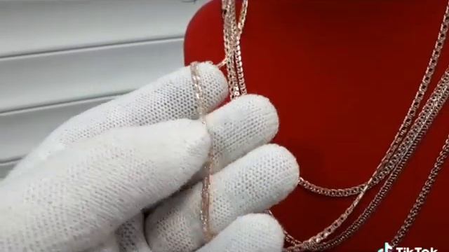 золотая цепочка плетения ,,тройной ромб,, смотреть онлайн