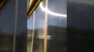 Воздушный солнечный коллектор из поликарбоната 2018 2-я часть