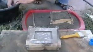 литье алюминия в цемент