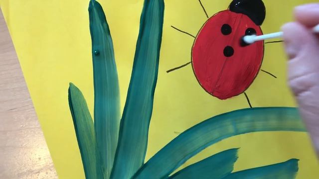 Рисование «Божья коровка» смотреть онлайн