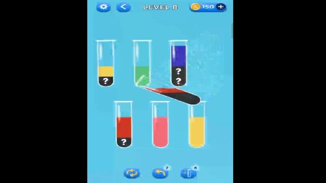 Game Water Sort Puzzle Level 1-12 смотреть онлайн