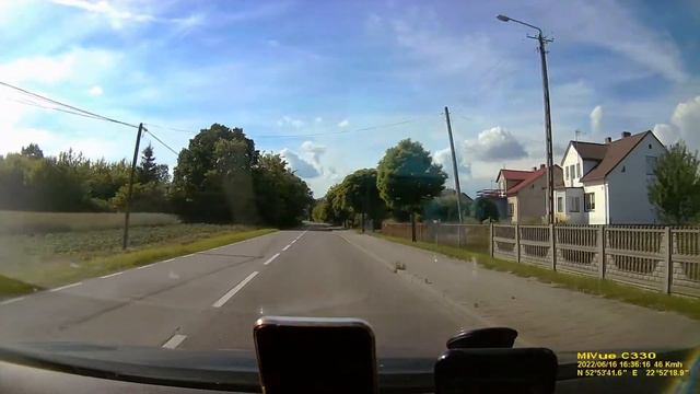 Hajnówka z samochodu i okolice 2022 # 1028 Łapy Waniewo kładka przez rozlewiska Narwii смотреть онлайн