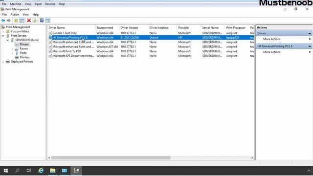 LAB GUIDE:21. Add Printer Driver Manually to Print Server 2019 смотреть онлайн