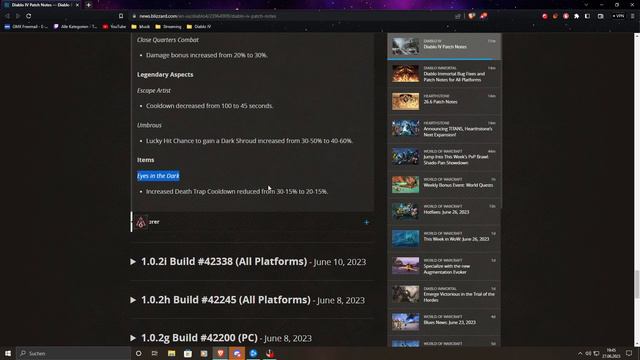 Diablo 4 Erster großer Patch, Nightmare Dungeons XP Buff & Teleport смотреть онлайн