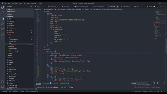 Part 24 LOADING EFFECT - Laravel 8 Admin Panel with Roles and Permission смотреть онлайн