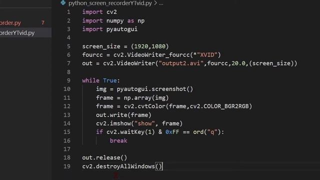 CODING MY OWN SCREEN RECORDER!!! [ONLY 16 LINES OF PYTHON] смотреть онлайн