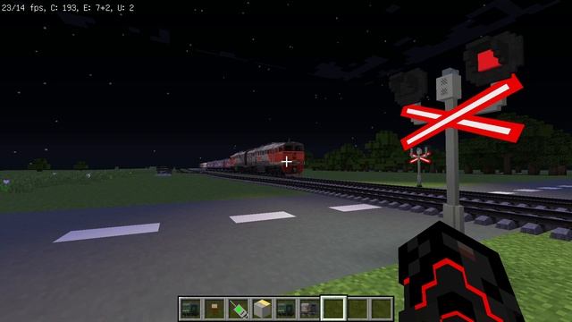 Minecraft 1.12.2 immersive railroading | 2ТЭ116 с ПАССАЖИРСКИМ ПОЕЗДОМ по НЕПРАВИЛЬНОМУ ПУТИ! смотреть онлайн