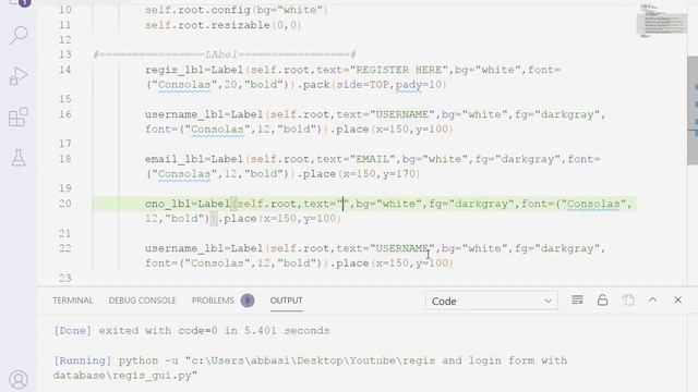 Making Registration Form in Python Tkinter | Part 2 |urdu/hindi смотреть онлайн