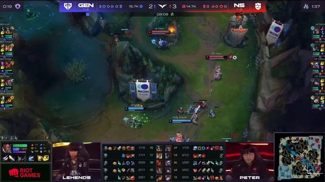 [20.01.2024] NS vs GEN | Game 2 | Bình Luận Tiếng Việt | LCK Mùa Xuân 2024 смотреть онлайн