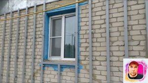 начали новый обьект по обшивке дома сайдингом/сайдинг ю-пласт/делаем обрешетку