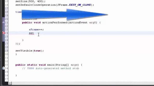 Java Tutorials DZ : how to create an animation with components (JFrame) смотреть онлайн