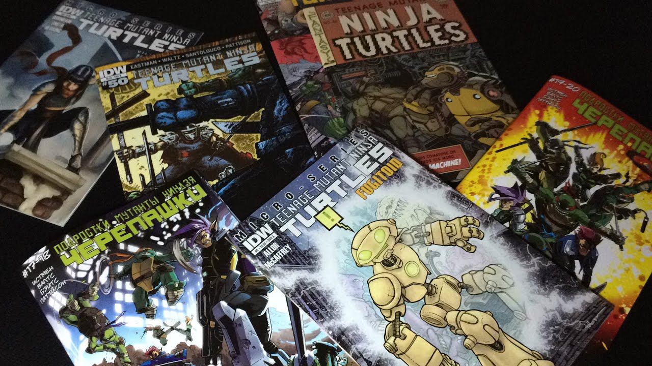 TMNT micro-series FUGITOID (IDW) | "Черепашки-Ниндзя" №17-20 (Комильфо)| Серия Karai |TMNT №48-50 смотреть онлайн
