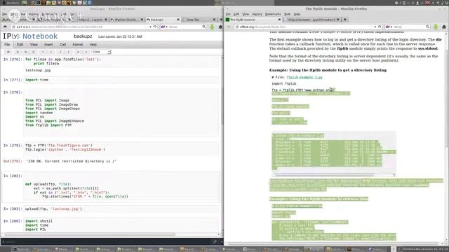 Python - ftp, server, motion, Image Edit смотреть онлайн