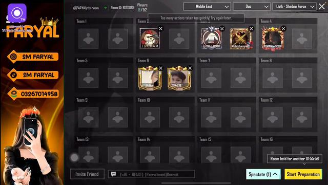 PUBG MOBILE ADVANCE CUSTOM ROOMS UC GIVEAWAY | GIRL GAMER | ROYAL PASS | LIVE STREAM | SM FARYAL смотреть онлайн