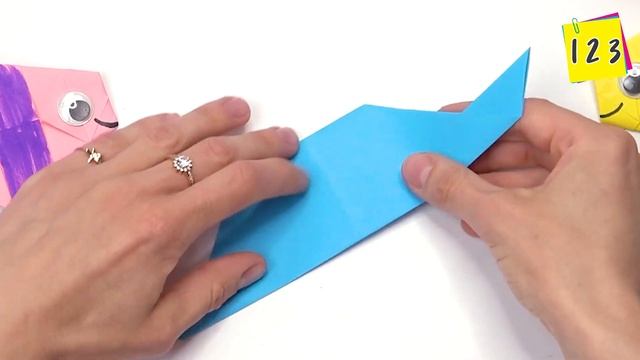 Easy Paper Fish | DIY paper crafts смотреть онлайн