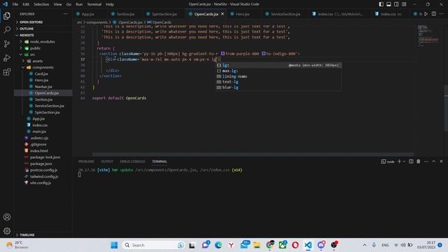 Create animated expandable cards with Tailwind CSS and Framer Motion | React.js смотреть онлайн