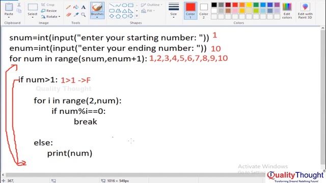Control Flow Programs on For Loop | Python Tutorial for Beginners | Quality Thought смотреть онлайн