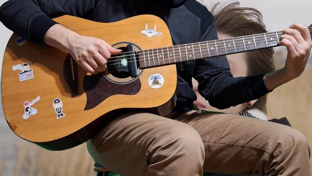 🎸 Скрябін - Спи собі сама [хорус] на акустичній гітарі🔥 смотреть онлайн