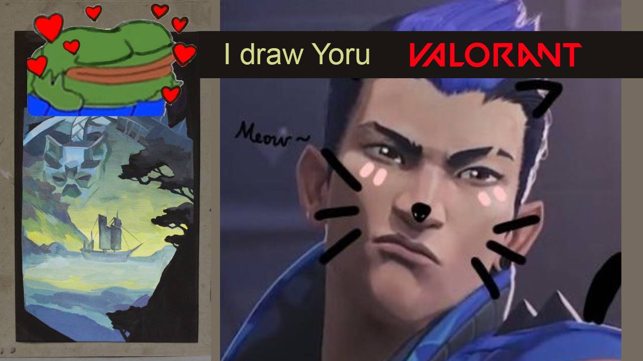 Yoru Valorant Fan Art традишка