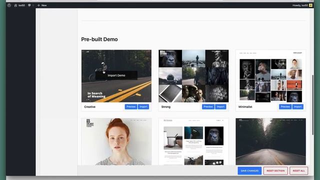 WordPress Demo Import - iso50 Photography WordPress Theme смотреть онлайн