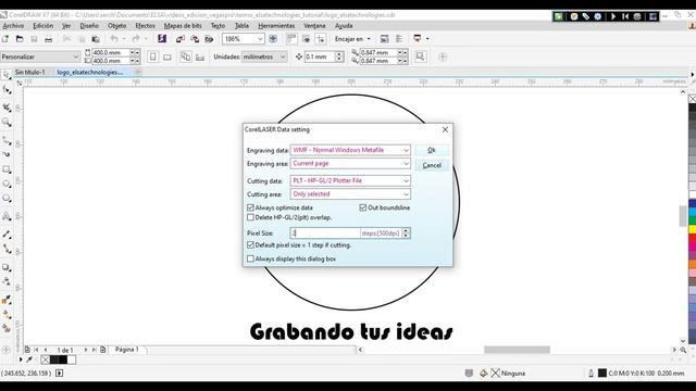 TUTORIAL| GRABADO DE TERMOS LASER CO2| CONFIGURACION DEL EJE ROTATORIO| CORELLASER| CORELDRAW смотреть онлайн