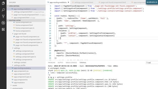 Angular 6 Basics 30 - Configuring child routes смотреть онлайн