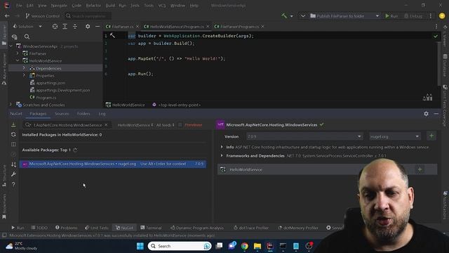 Can I Run .NET 7 Minimal API in a Windows Service? смотреть онлайн