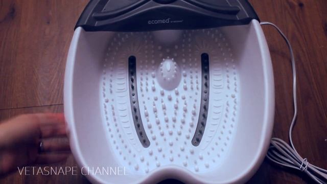 Гидромассажная ванночка для ног MEDISANA Ecomed Foot Spa | ОБЗОР на ванну для ног смотреть онлайн