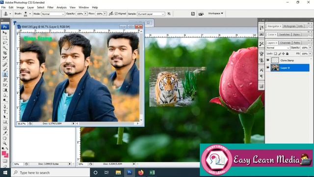 Photoshop Clone Stamp tool and Pattern Stamp tool смотреть онлайн