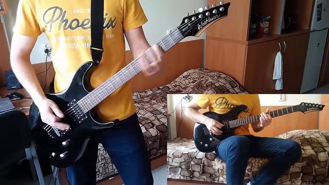 Breaking Benjamin Hollow guitar cover (with solo) смотреть онлайн