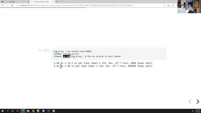 Stats 21 Lecture 4-2 More NumPy смотреть онлайн