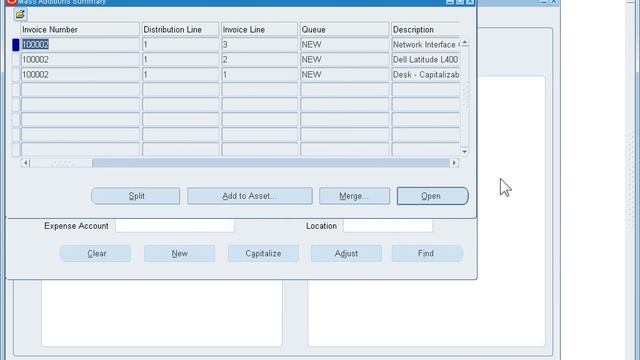 Oracle Payables to Asset Mass Additions - Check Mass Additions Lines in Oracle Fixed Assets смотреть онлайн