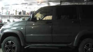 Установка стронгера в УАЗ Патриот. Звук до и после. пламегаситель вместо катализатора