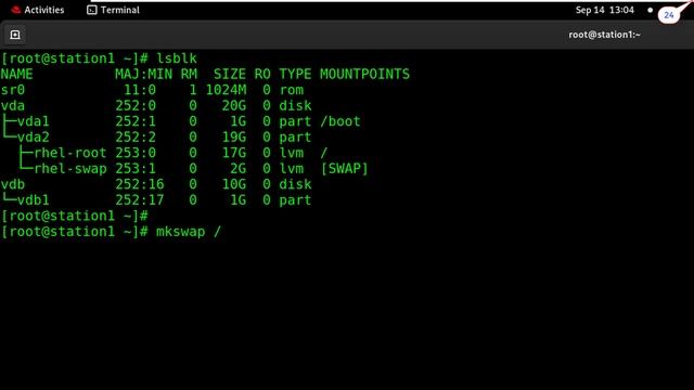 Extend the existing swap space & it should be available even after reboot | RHCSA EXAM ON RHEL 9 смотреть онлайн