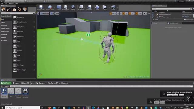 Unreal Engine 4 Tutorial // NavLinkProxy ( to Jump between NavMesh gaps ) смотреть онлайн