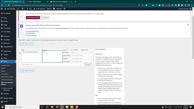 How To Change Footer Copyright Text & Any Text in Wordpress Using Real-Time Find and Replace Plugin смотреть онлайн