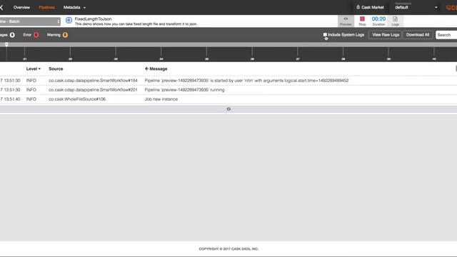 Learn CDAP: [SCREENCAST] Fixed Length To JSON Processing смотреть онлайн