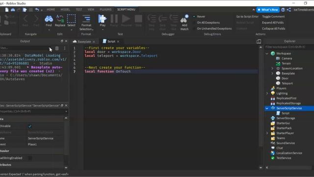 How To: Teleport on Touch in Roblox Studio смотреть онлайн