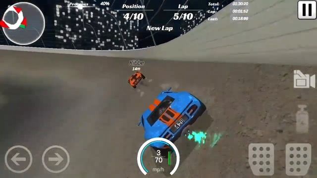 Demolition Derby 3| Lemans Ford GT40 race and crash смотреть онлайн