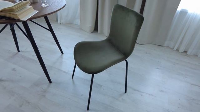 Обзор стула GILLIAN (mod. 0137017 NI) хаки S108 (85 DARK TAN)