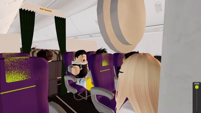 S7 Airlines (B737) | Рейс Пафос-Москва | Roblox