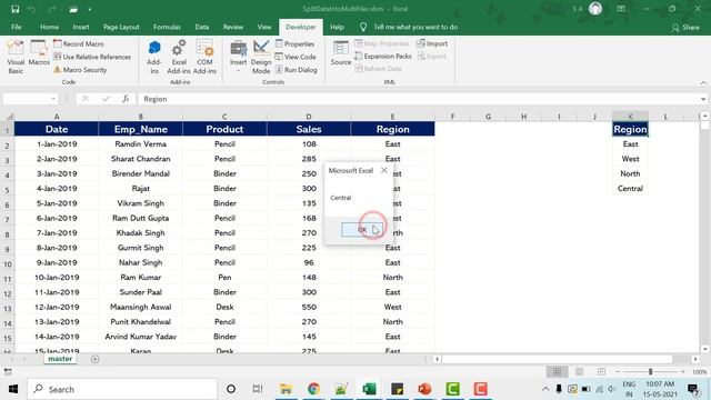 Split Data into Multiple Files | VBA Projects in Hindi смотреть онлайн