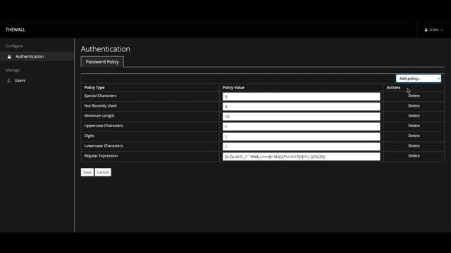 Управление политиками аутентификации пользователей (Manage users) | TheWall Firewall смотреть онлайн