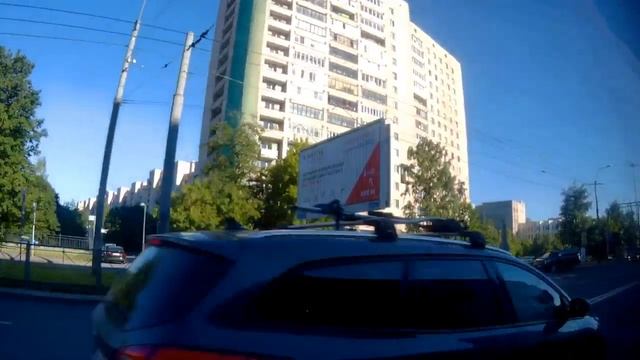 Санкт-Петербург.Поездка на троллейбусе №6 Светлановский проспект - метро Чёрная речка смотреть онлайн