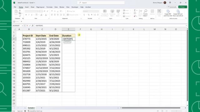 How to Calculate Time Between Two Dates in Excel (Years, Months, Days) смотреть онлайн